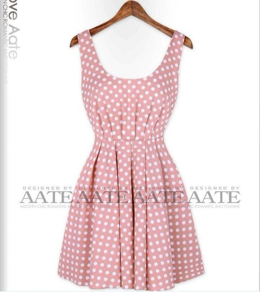 Vestido Bolinhas Pin-up Rosa